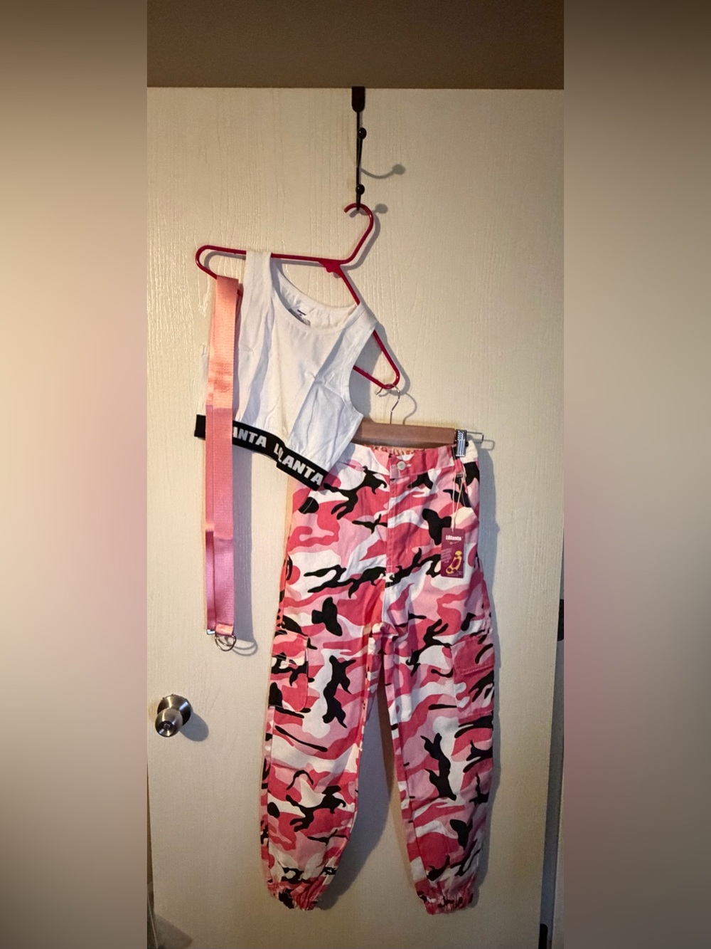 Girls Hip Hop Dancewear Top, Pants and Belt Size 14-16